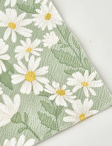 Daisy 40'lı Kağıt Peçete Yeşil (33x33 cm)