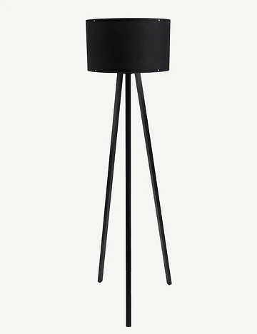 Peggy Demonte Tripod Lambader Siyah (36x36x140 cm)