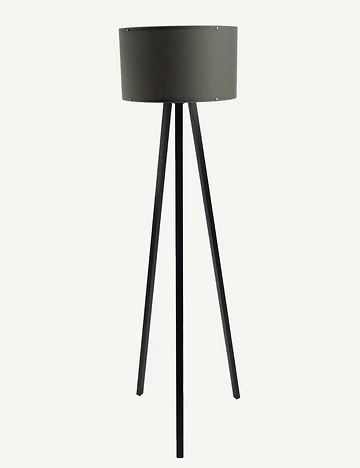 Peggy Demonte Tripod Lambader Antrasit-Siyah (36x36x140 cm)