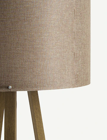 Peggy Demonte Tripod Lambader Jüt-Naturel (36x36x140 cm)