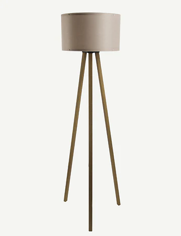 Peggy Demonte Tripod Lambader Bej-Naturel (36x36x140 cm)