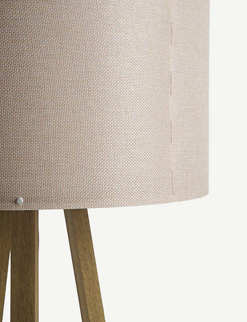 Peggy Demonte Tripod Lambader Bej-Naturel (36x36x140 cm)
