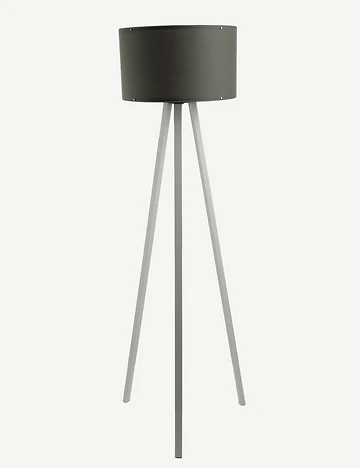 Peggy Demonte Tripod Lambader Antrasit-Beyaz (36x36x140 cm)