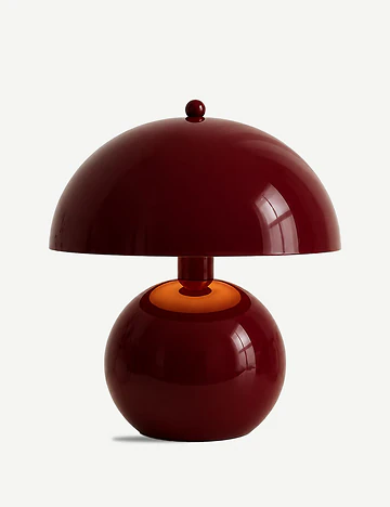 Carter Metal Abajur Bordo (23x26 cm)