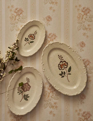 Grandma Porselen Sunum Tabağı (20 cm)