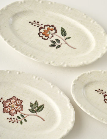 Grandma Porselen Sunum Tabağı (25 cm)