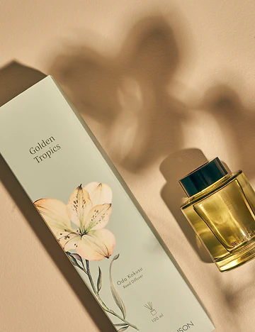 Golden Tropics Çubuklu Oda Kokusu 3'lü Yeşil (100 ml)