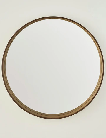 Olivia Açılı Ayna Ceviz (60 cm)