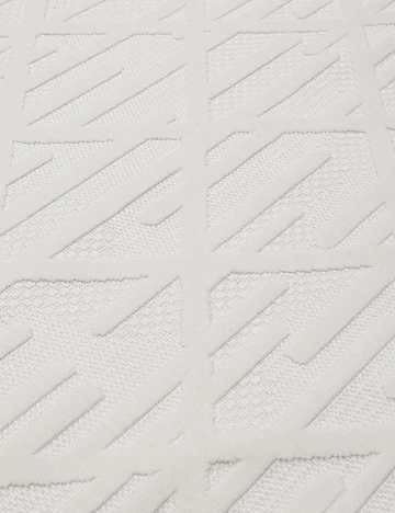 Iris Geometrik Desenli Halı Krem (160x230 cm)