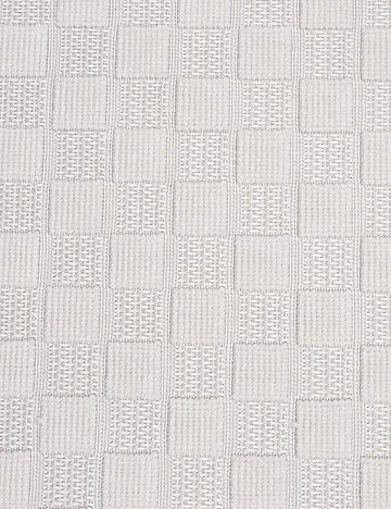 Pixel Geometrik Desenli Halı Krem (80x150 cm)