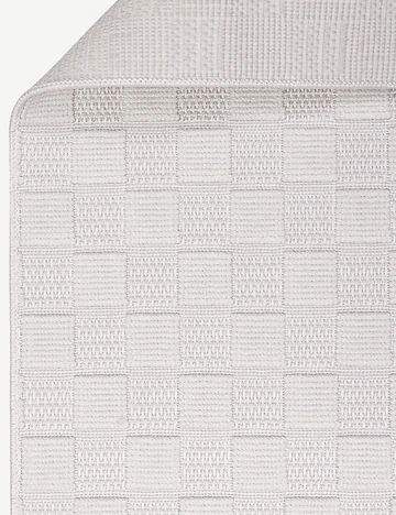 Pixel Geometrik Desenli Halı Krem (80x150 cm)
