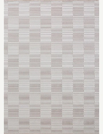 Axis Geometrik Desenli Halı Krem (100x200 cm)
