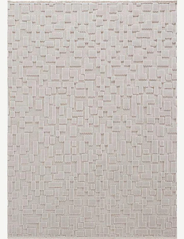 Arwen Geometrik Desenli Halı Vizon (100x200 cm)