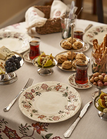 Grandma Porselen 52 Parça 12 Kişilik Kahvaltı Takımı