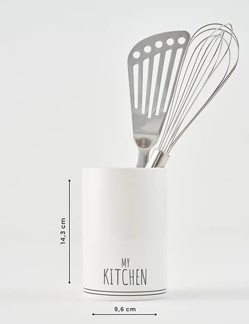 My Kitchen 5 Parça Mutfak Gereçleri Seti Beyaz