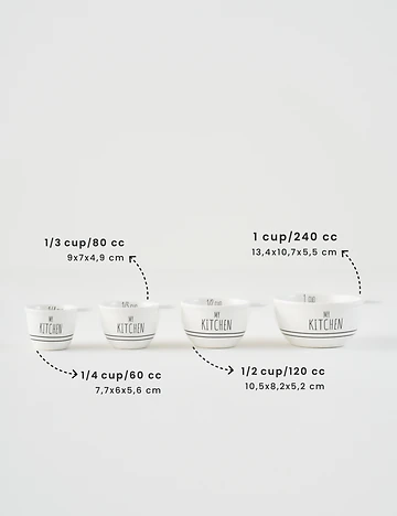 My Kitchen 6 Parça Hazırlık Gereçleri Seti Beyaz