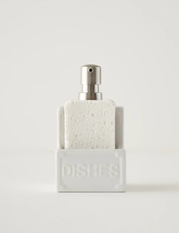 Dishes Sıvı Sabunluk Beyaz (350 ml)