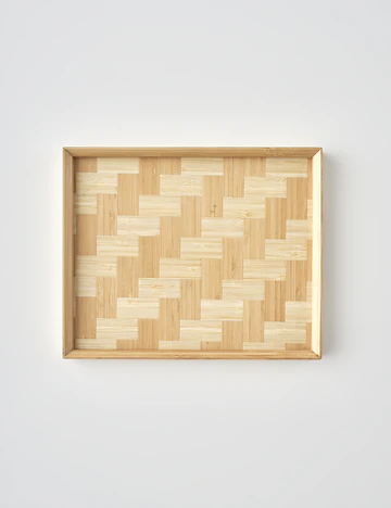 Viora Dekoratif Tepsi Naturel (31x25 cm)