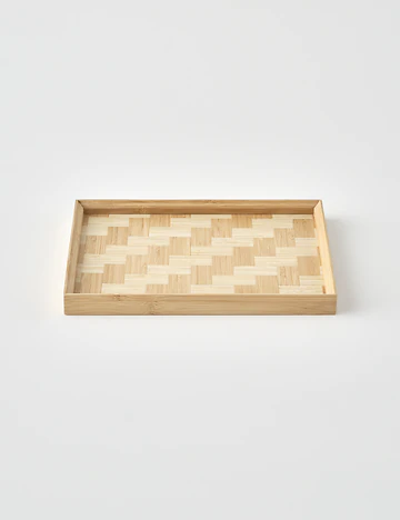 Viora Dekoratif Tepsi Naturel (31x25 cm)