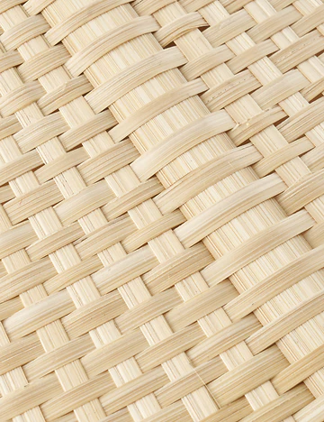 Lina Dekoratif Bambu Duvar Dekoru Naturel (3x48x58 cm)