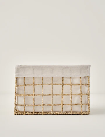 Sand Organizer Hasır Sepet Naturel (30x22x19 cm)