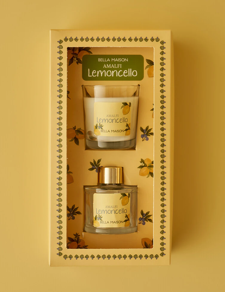Lemoncello 5 Parça Yatak Örtüsü ve Koku Seti